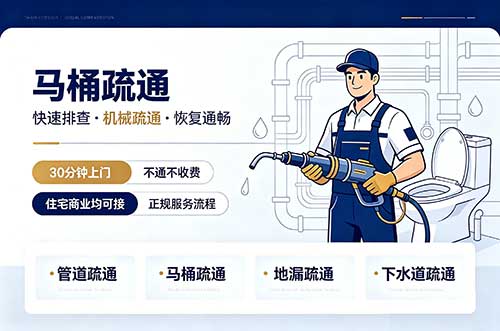 辽源马桶疏通