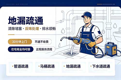 辽源地漏疏通